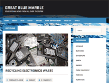Tablet Screenshot of greatbluemarble.com